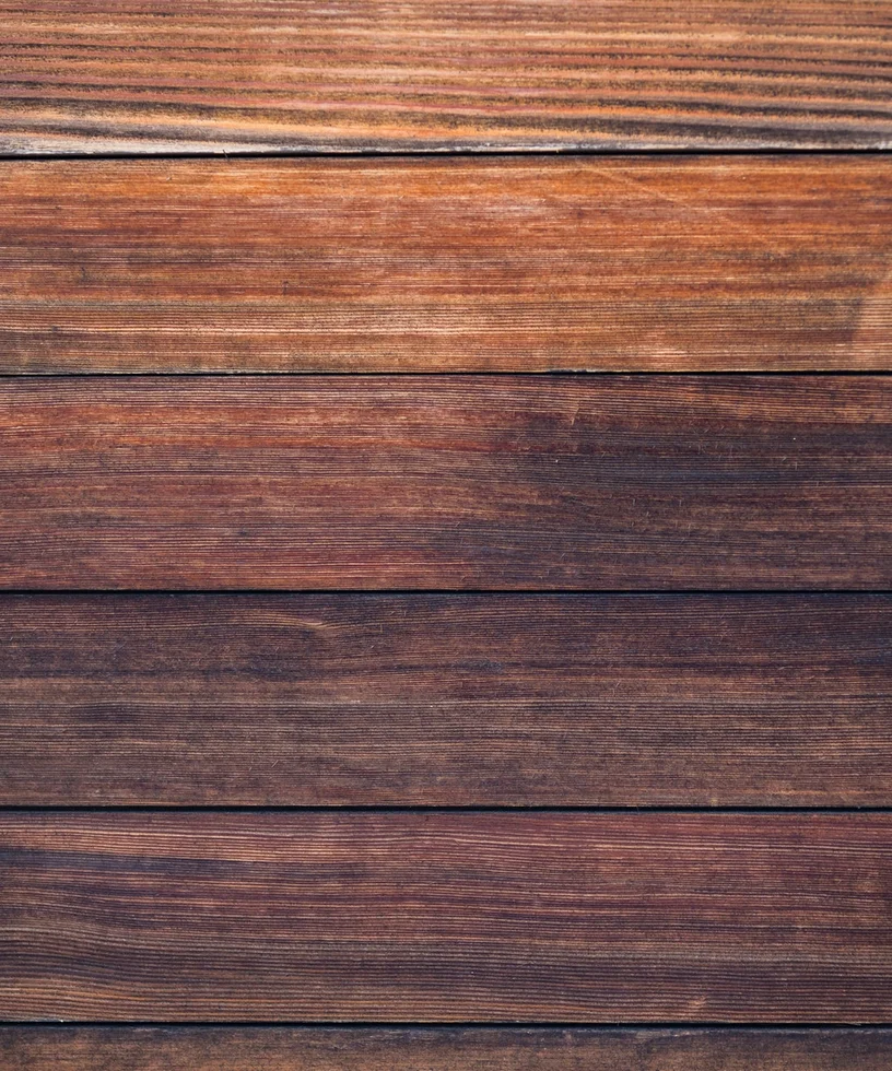 Custom Pieces – dark hardwood planks